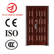 Main Wooden Color Metal Security Door